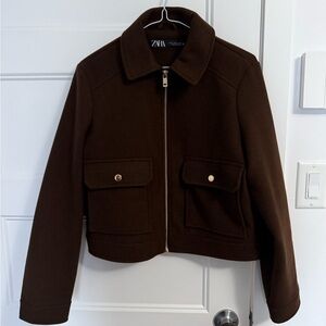 Brown soft jacket